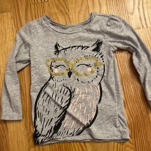 Simple Joys by Carter’s Girls 2T Owl Shirt